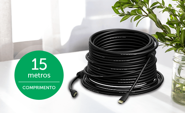 Cabo com 15 metros de comprimento