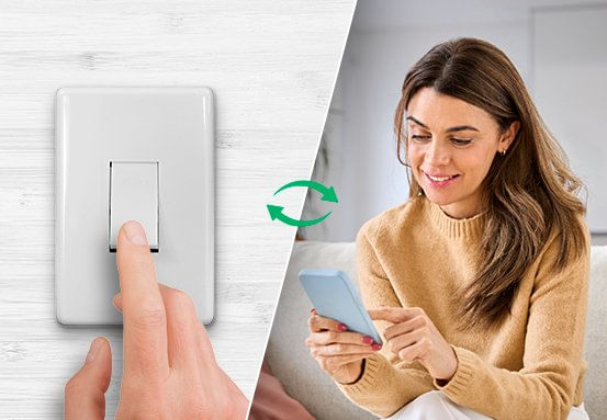 Compatível com interruptor