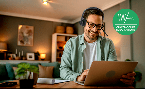 Mais qualidade de áudio com menos ruídos