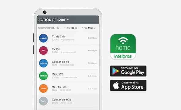 Instalação simplificada pelo App Wi-Fi Control Home