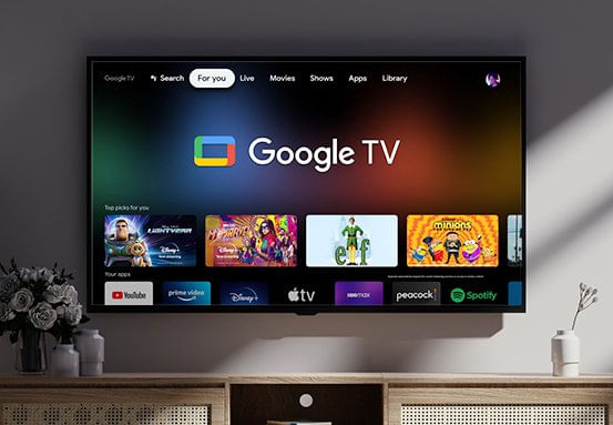 Interface Google TV