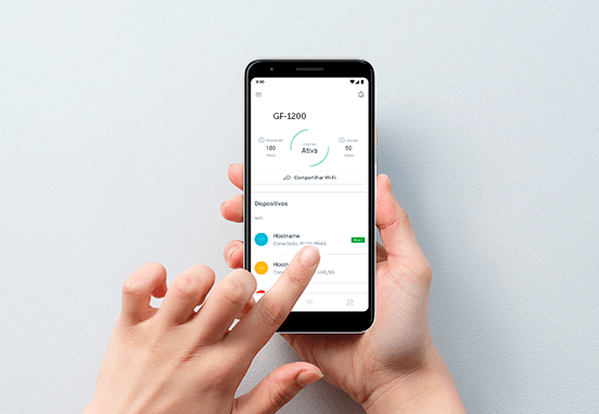 Facilidade na palma da mão: controle tudo pelo app Meu Wi-Fi Intelbras