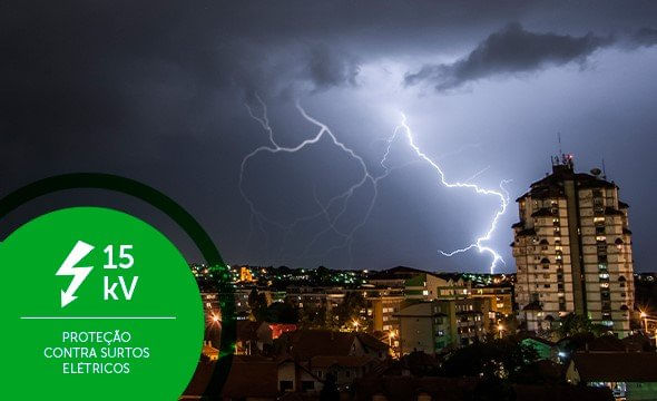 Maior proteção contra surtos elétricos