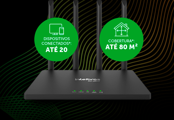 Tecnologia Wi-Fi 5, com Beamforming e MU-MIMO