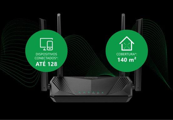 Área de cobertura e conexões simultâneas