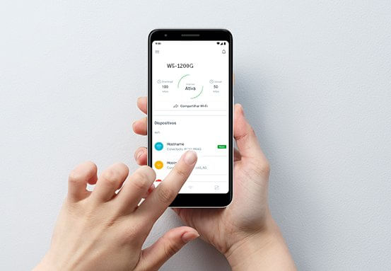 Facilidade na palma da mão: controle tudo pelo App Meu Wi-Fi Intelbras