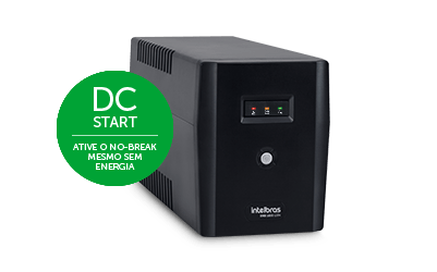 DC start: nobreak ligado mesmo sem energia