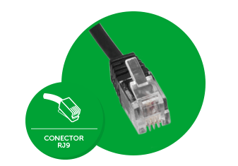 Conector do tipo RJ9