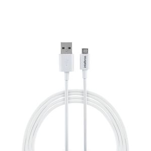 Cabo USB - Micro USB 1,2m PVC branco Intelbras EUAB 12PB