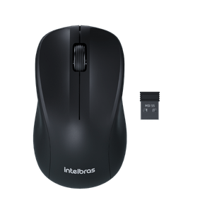 Mouse Intelbras MSI55  Sem Fio Preto