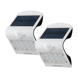 Kit Arandela Solar Intelbras ASI 220 Luz Amarela - 2 peças