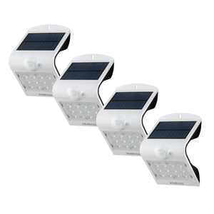 Kit Arandela Solar Intelbras ASI 220 Luz Branca - 4 peças