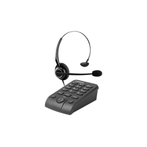 Telefone Headset com Microfone Cancelador de Ruídos HSB 50 Preto Intelbras