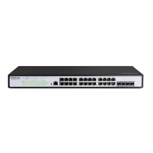 Switch Gerenciável 24 Portas Giga 4 Portas SFP SG 2404D PoE Max Intelbras