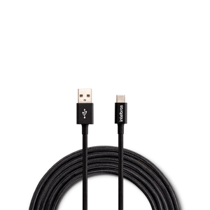 Cabo USB-C 1,5m em Nylon Preto Intelbras EUAC 15NP