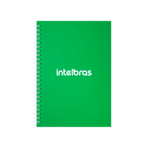 Caderno Espiral 96 folhas Intelbras - 5 peças