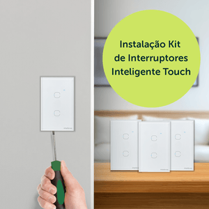 Instalação de kit Interruptores Smart  Intelbras