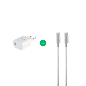 Carregador Ultrarrápido + Cabo USB-C