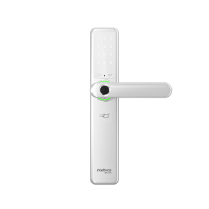 Fechadura Inteligente com Biometria MFR 7000 de Embutir Prata Intelbras
