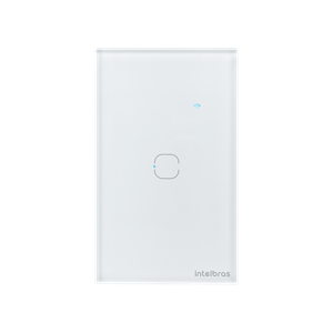 Interruptor Touch Inteligente Zigbee 1 Tecla EZS 1001 Branco Intelbras