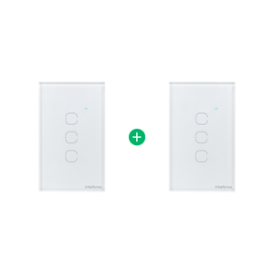 Kit Casa Inteligente Touch EWS 1003 Branco – 2 unidades