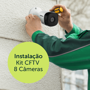 Instalação Kit CFTV 8 Câmeras