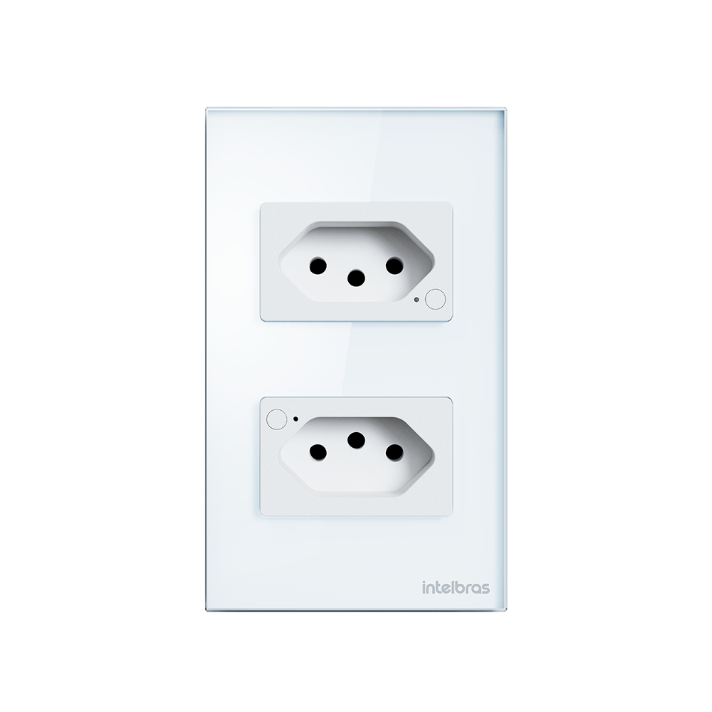 Tomada Dupla Inteligente Wi-Fi ETS 1002 | Intelbras - Intelbras