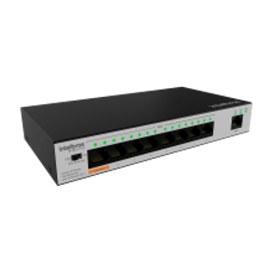 Switch Não Gerenciável 9 Portas SF 900HI-POE Preto Intelbras
