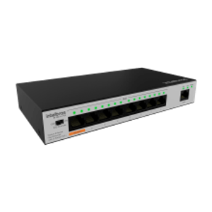 Switch Não Gerenciavel 9 Portas SF 900HI-POE Preto Intelbras