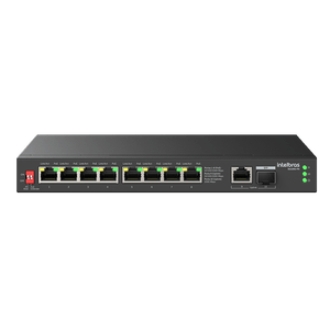 Switch Não Gerenciavel 10 portas Gigabit S1110G-PA Preto Intelbras