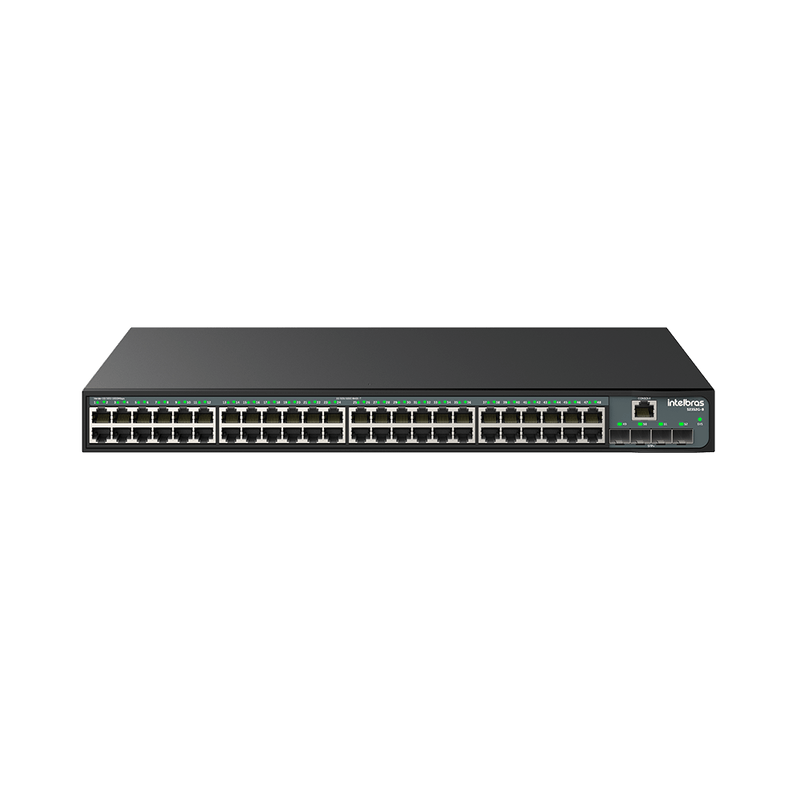 Switch Gerenciável 48 Portas 4P SFP 10000 BASE-X S2352G B Intelbras