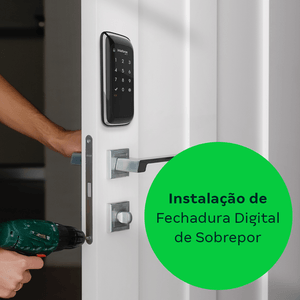 Instalação de Fechadura Digital de Sobrepor