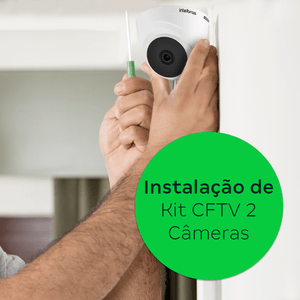 Instalação Kit CFTV 2 Câmeras