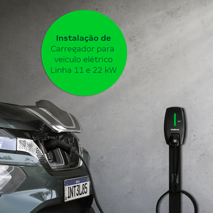 Instalação de Carregadores para Veículos elétricos - Trifásicas - Linha 11kW e 22 kW