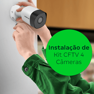 Instalação Kit CFTV 4 Câmeras