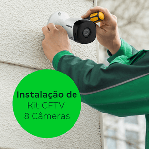 Instalação Kit CFTV 8 Câmeras