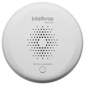 Detector de Fumaça sem Fio e com Alarme Sonoro DFA 623 Intelbras