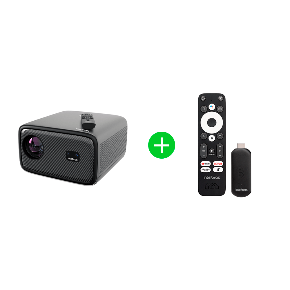 Projetor Full HD PFL 7560 com Stick Full HD Intelbras - Intelbras