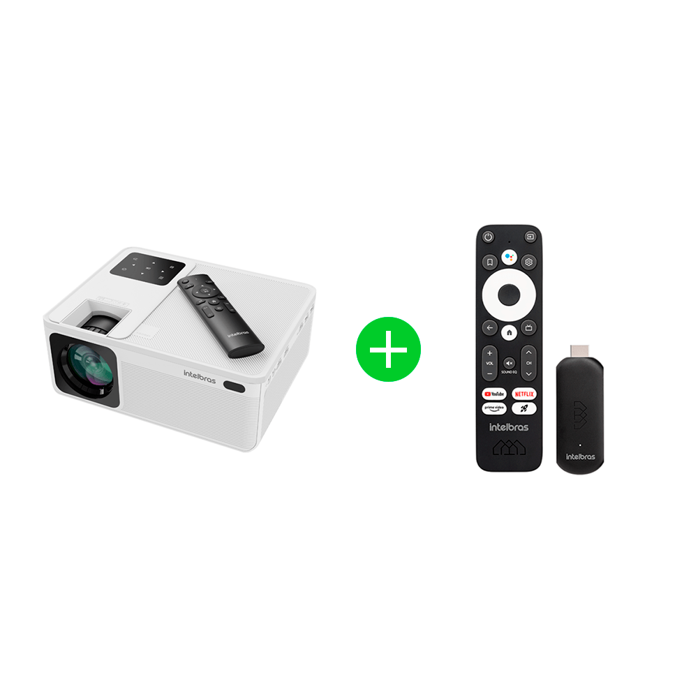 Projetor Full HD 5211 com Stick Full HD Intelbras - Intelbras
