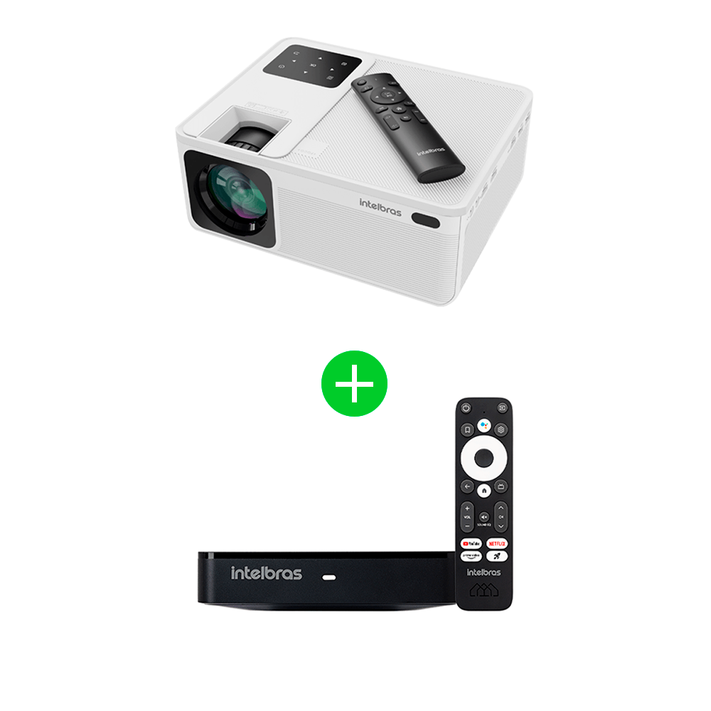 ヒジン fulahoop luminous セット Projetor 5211 com Smart Box 4k Intelbras - Intelbras