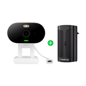 Kit Câmera Inteligente iME 500 com Fonte Nobreak para Câmeras Intelbras