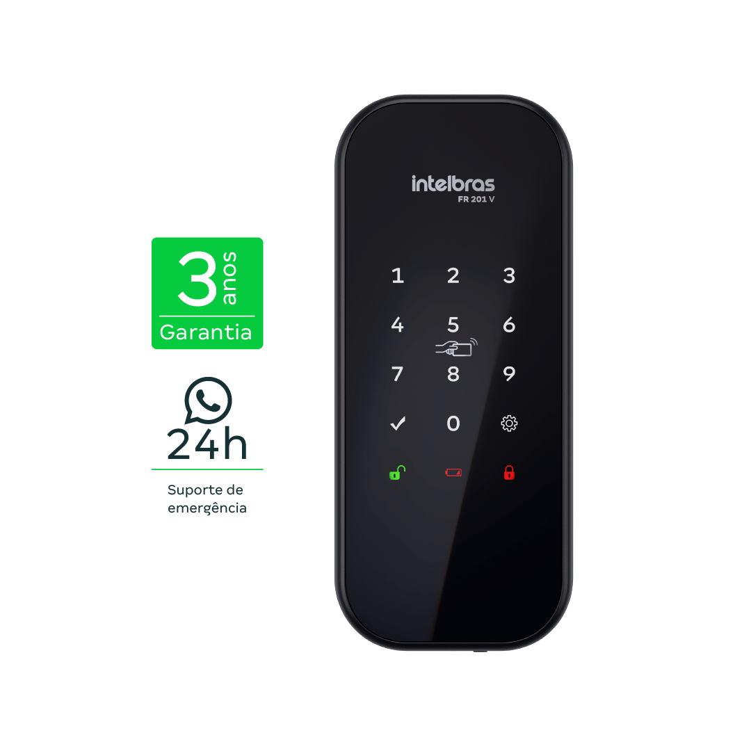 Fechadura Digital de Sobrepor FR 201 V Intelbras - Intelbras