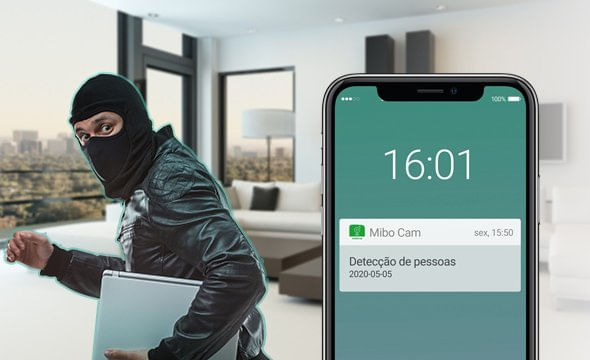 Inteligência artificial com alarme integrado