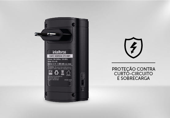 Proteção total contra curto-circuito, sobrecarga e sobretensão