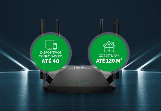 Tecnologia Wi-Fi 5, com Beamforming e MU-MIMO