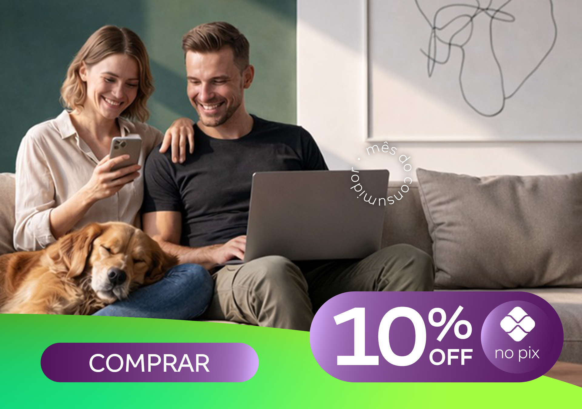 Desconto no Pix 10% OFF